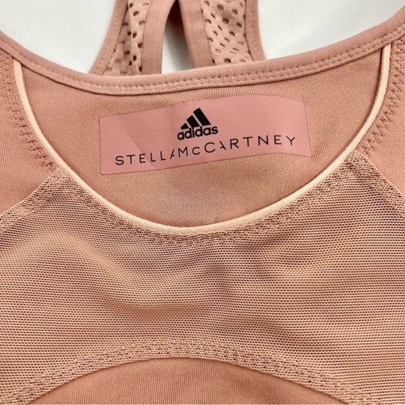 Adidas/Stella McCartney Dusty Rose Sports Bra Athleisure Workout 32CD - Picture 8 of 12